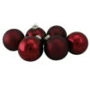 Northlight 6ct Burgundy Red 2-Finish Glass Ball Christmas Ornaments 3.25" (80mm) -Ornaments Store irzqzpyqthhpxouixkaitnbttyhl7ckp 16457.1665580317