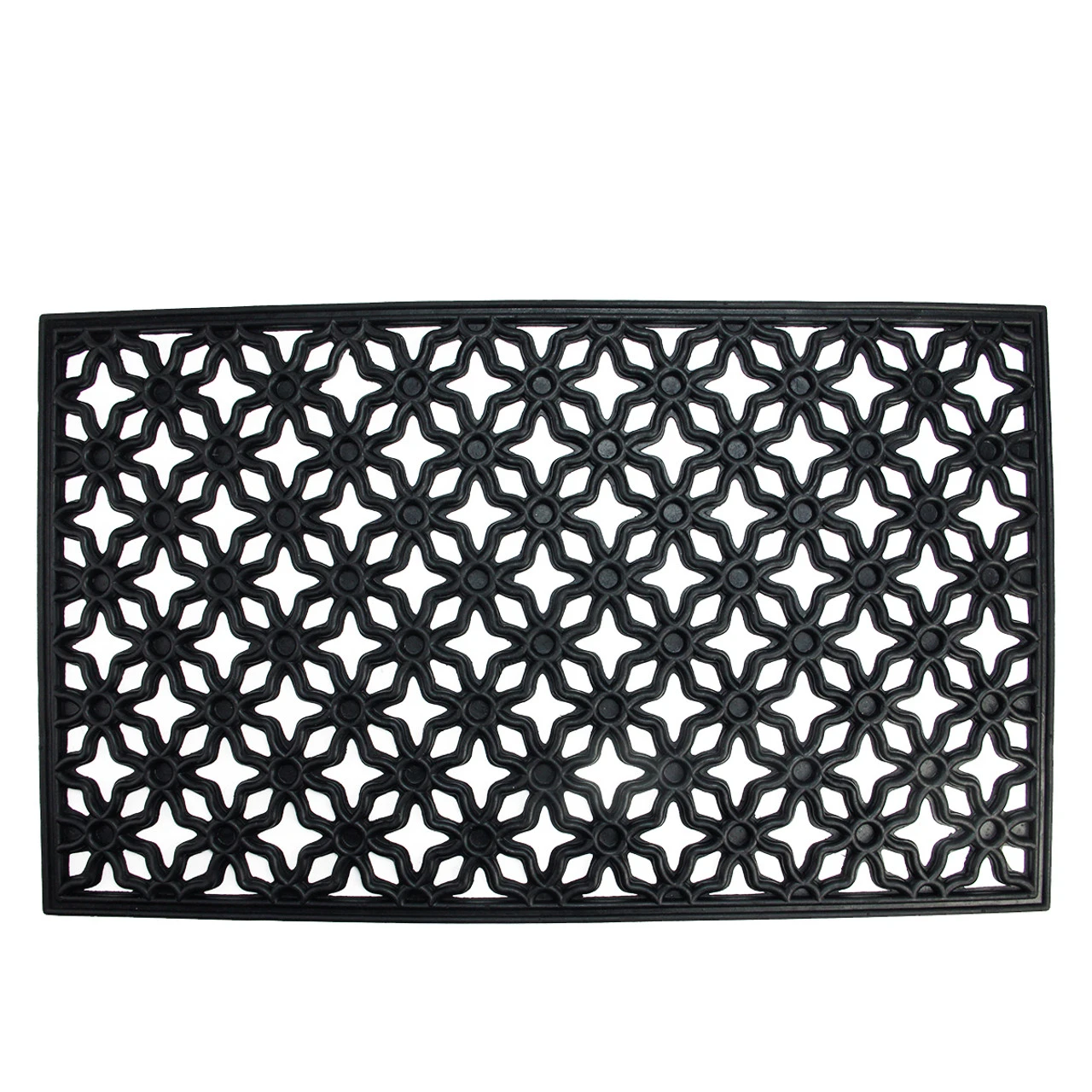 Northlight Elegant Quatrefoil Rectangular Door Mat 30" X 18" 3 Northlight Elegant Quatrefoil Rectangular Door Mat 30" X 18"