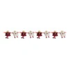 Northlight 4" X 26" Red And Beige Angel Dolls Christmas Garland - Unlit