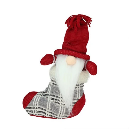 Northlight 10" Gray And Red Tristan Gnome In Christmas Stocking Tabletop Figure 3 Northlight 10" Gray And Red Tristan Gnome In Christmas Stocking Tabletop Figure