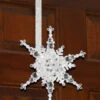 17" Sparkling White Glittering Jeweled Snowflake Over The Door Christmas Wreath Hanger -Ornaments Store j7x29xeqjm2pgx2sp6lzrvnvhr4oi37e 21442.1588363111