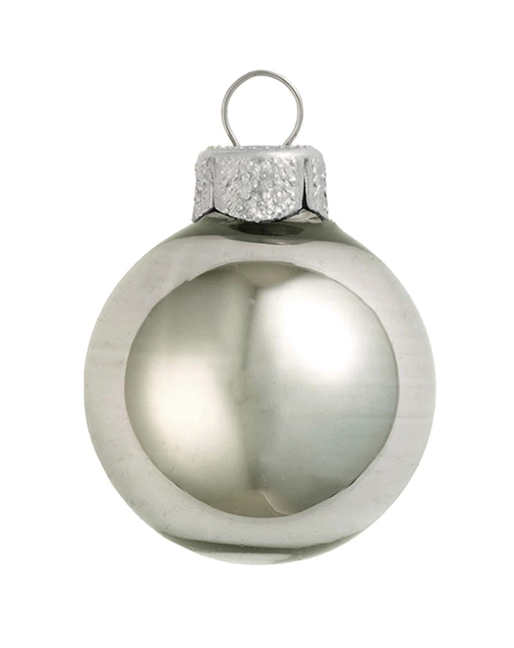 28ct Pewter Gray Shiny Glass Christmas Ball Ornaments 2" (50mm) 3 28ct Pewter Gray Shiny Glass Christmas Ball Ornaments 2" (50mm)