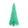 9' Pre-Lit Slim Seafoam Green Ashley Spruce Christmas Tree - Clear And Green Lights