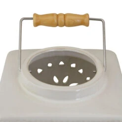 6.75" White Crackle Finish Square Mosaic Cut Out Candle Lantern 9 6.75" White Crackle Finish Square Mosaic Cut Out Candle Lantern -Ornaments Store koop2009570204020b 2 84254.1588417584