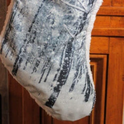 Northlight 18" White And Black Serene Woodland During Snowfall Christmas Stocking -Ornaments Store locfnotyl0m3dwwwnnr3qbiejcfbmlqz 26902.1665610423