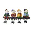 Club Pack Of 48 Vibrantly Colored Sitting Snowman With Ski Tabletop Figurines 5" -Ornaments Store loi 21811 40184.1588414615