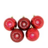 Northlight 5ct Red Retro Reflector Shatterproof 2-Finish Christmas Ball Ornaments 3.25" (80mm) -Ornaments Store lvki4quekivhebnzwmrre9jkgwl7s9gq 57508.1588370968