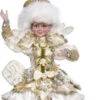 10" Gold And White Holly Pearl Princess Christmas Fairy Figure -Ornaments Store mark roberts 5197292 holly pearl princess fairy small 1 71803.1588350719