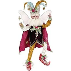 Mark Roberts Red And White Harlequin Christmas Fairy- Medium 16" -Ornaments Store mark20roberts2051 97206 03 97165.1599267577