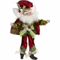 Mark Roberts Red And Gold Luxe Lodge Christmas Fairy - Medium 16" -Ornaments Store mark20roberts2051 97244 03 55286.1664379669
