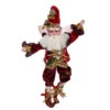 Mark Roberts Burgundy And Green Wonderful Time Christmas Fairy - Small 10" -Ornaments Store markroberts 51 97334 01 70025.1665580036