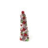 Melrose 1.5' Red And White Pine Cone Topiary Christmas Tree - Unlit -Ornaments Store melrose2045382 1 00991.1588403130