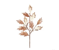 Melrose 28" Gold And White Holly Leaf With Berries Artificial Christmas Spray 5 Melrose 28" Gold And White Holly Leaf With Berries Artificial Christmas Spray -Ornaments Store melrose 60963 2 58700.1599268860
