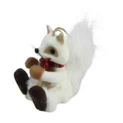 Melrose 5" White And Beige Mini Sitting Fox Christmas Ornament -Ornaments Store melrose 6483620b 03 38871.1599267577