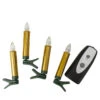Melrose Set Of 12 Clip-On Flameless LED Taper Candles With Remote 4" -Ornaments Store melrose 65625 99366.1588357565