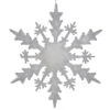 Melrose 12" White Glittered Large Snowflake Christmas Ornament -Ornaments Store melrose 68361 81400.1588362930