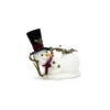 Melrose 12.5" White And Black Snowman Christmas Tabletop Figure -Ornaments Store melrose 69643 a 56568.1588415869