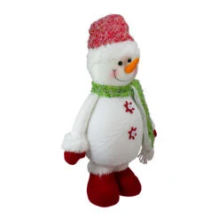 Melrose 17" White And Red Standing Snowman Christmas Tabletop Figure -Ornaments Store melrose 72757 b 3 76900.1588406265