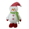 Melrose 17" White And Red Standing Snowman Christmas Tabletop Figure -Ornaments Store melrose 72757 b 72075.1588406264