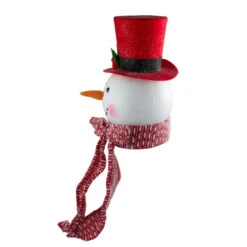Melrose 14.5" Red And White Snowman Head Christmas Tabletop Decor -Ornaments Store melrose 77377 2 53913.1588406238