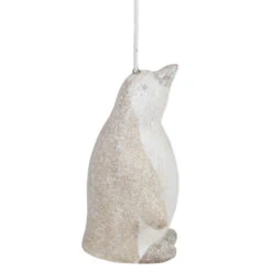 4" White Glitter Standing Penguin Christmas Hanging Ornament -Ornaments Store meravic r7082 3 61935.1588415786