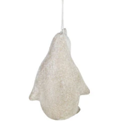 4" White Glitter Standing Penguin Christmas Hanging Ornament -Ornaments Store meravic r7082 4 69707.1588415787