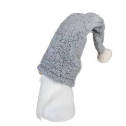 28" White And Gray Gnome With A High Pile Fleece Snowflake Bendable Winter Hat -Ornaments Store meravic r731620a 2 72996.1587644959