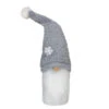 28" White And Gray Gnome With A High Pile Fleece Snowflake Bendable Winter Hat -Ornaments Store meravic r731620a 5 08857.1587644959