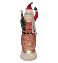 12.5" LED Lighted Swirling Santa With Tree Christmas Snow Globe Glittering Snow Dome -Ornaments Store midwest 140822 83452.1588405847