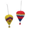 Set Of 2 Red And Yellow Hot Air Balloons Christmas Ornaments 3.75" -Ornaments Store midwest 147152 10629.1588369194