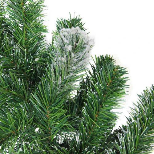 24" Snowy Colorado Pine Flocked Artificial Christmas Wreath - Unlit 4 24" Snowy Colorado Pine Flocked Artificial Christmas Wreath - Unlit - Image 2