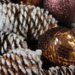 Frosted Pine Cone And Ball Ornament Artificial Christmas Wreath - 21-Inch, Unlit -Ornaments Store mtpqjd6d5enibffzdwzij7tbzvcayfxl 29171.1588355270