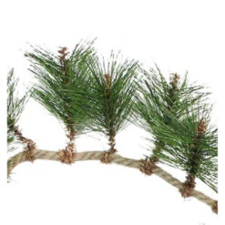 6' X 5" Long Needle Pine And Rope Rustic Artificial Christmas Garland - Unlit -Ornaments Store napco 23658 03 43673.1600132610