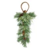 32" Pine And Juniper Artificial Christmas Teardrop Swag - Unlit 2 32" Pine And Juniper Artificial Christmas Teardrop Swag - Unlit -Ornaments Store napco 26002 38895.1588371301