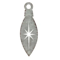 Set Of 3 Weathered Galvanized Finial Ornament Christmas Wall Decorations 16" -Ornaments Store napco 50912 3 19925.1599267577