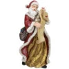 13.75" Santa Claus Holding His List With Cardinals Christmas Tabletop Figurine 1 13.75" Santa Claus Holding His List With Cardinals Christmas Tabletop Figurine -Ornaments Store napco 51547 1 21731.1588415859