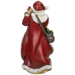 13.75" Santa Claus Holding His List With Cardinals Christmas Tabletop Figurine -Ornaments Store napco 51547 3 02526.1588415860