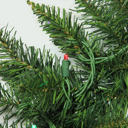 Northlight 9' X 12" Pre-Lit Buffalo Fir Artificial Christmas Garland - Multi LED Lights 4 Northlight 9' X 12" Pre-Lit Buffalo Fir Artificial Christmas Garland - Multi LED Lights - Image 2