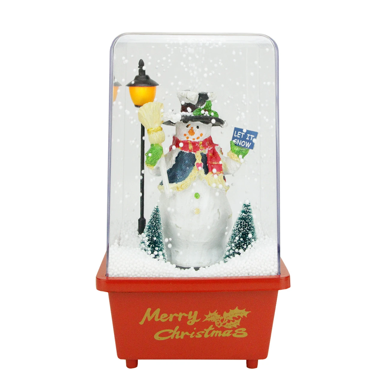 Northlight 11.5" Musical "Let It Snow" Snowman Christmas Snow Globe Glittering Snow Dome 3 Northlight 11.5" Musical "Let It Snow" Snowman Christmas Snow Globe Glittering Snow Dome