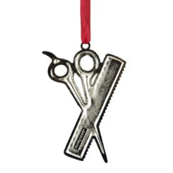 Northlight 3" Silver-Plated Scissors And Comb Christmas Ornament 9 Northlight 3" Silver-Plated Scissors And Comb Christmas Ornament -Ornaments Store northlight hd36016 3 24631.1645663580