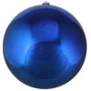 Northlight Shiny Lavish Blue Shatterproof Christmas Ball Ornament 10" (250mm)