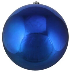 Northlight Shiny Lavish Blue Shatterproof Christmas Ball Ornament 10" (250mm)