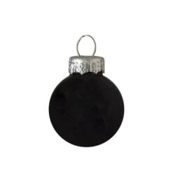Northlight 9ct Shiny And Matte Black Glass Ball Christmas Ornaments 2.5" (65mm) -Ornaments Store northlight20wy00746 1 00468.1588344825