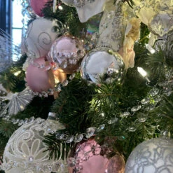 Northlight 4ct Pink 2-Finish Glass Christmas Ball Ornaments 4" (100mm) -Ornaments Store northlight20wy00775 cxpic2 13497.1671181335