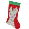 20" Red And Green Christmas Stocking With Festive Llama With Pom Garland Applique 2 20" Red And Green Christmas Stocking With Festive Llama With Pom Garland Applique -Ornaments Store northlight 1209123 1 1 52743.1665580045