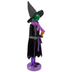 Northlight 14" Black And Green Witch Jack-O-Lantern Halloween Nutcracker With Broom -Ornaments Store northlight 97162 1updated 04764.1665610739