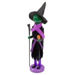 Northlight 14" Black And Green Witch Jack-O-Lantern Halloween Nutcracker With Broom -Ornaments Store northlight 97162 3updated 33921.1665610739