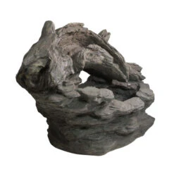 Northlight 27" Faux Wood And Rock Outdoor Garden Water Fountain -Ornaments Store northlight ag16109 1 16794.1588397182
