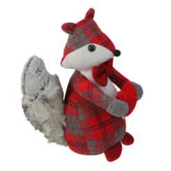 Northlight 11" Red And Gray Plaid Fox Holding Heart Christmas Tabletop Figurine 6 Northlight 11" Red And Gray Plaid Fox Holding Heart Christmas Tabletop Figurine -Ornaments Store northlight am37524 1 17144.1588414548