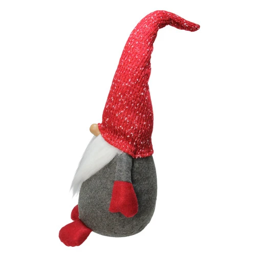 Northlight 29" Grey And Red Gnome With Tall Bendable Hat Christmas Decoration 4 Northlight 29" Grey And Red Gnome With Tall Bendable Hat Christmas Decoration - Image 2